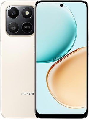 Honor X7d 4G smartphone in Velvet Black showing the side‑fingerprint sensor and dual‑rear 108 MP camera module