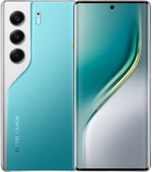 Tecno Camon 40 Pro smartphone with 6.78-inch curved AMOLED display and dual rear 50MP + 8MP cameras