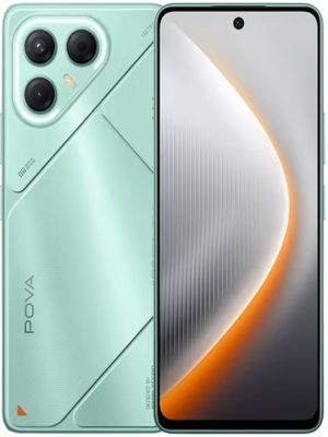 Tecno Pova 7 4G smartphone with 6.78-inch AMOLED 120Hz display and 108MP dual rear camera setup