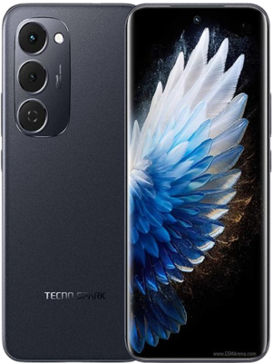 Tecno Spark 40 Pro+ smartphone with curved display and premium rear camera design